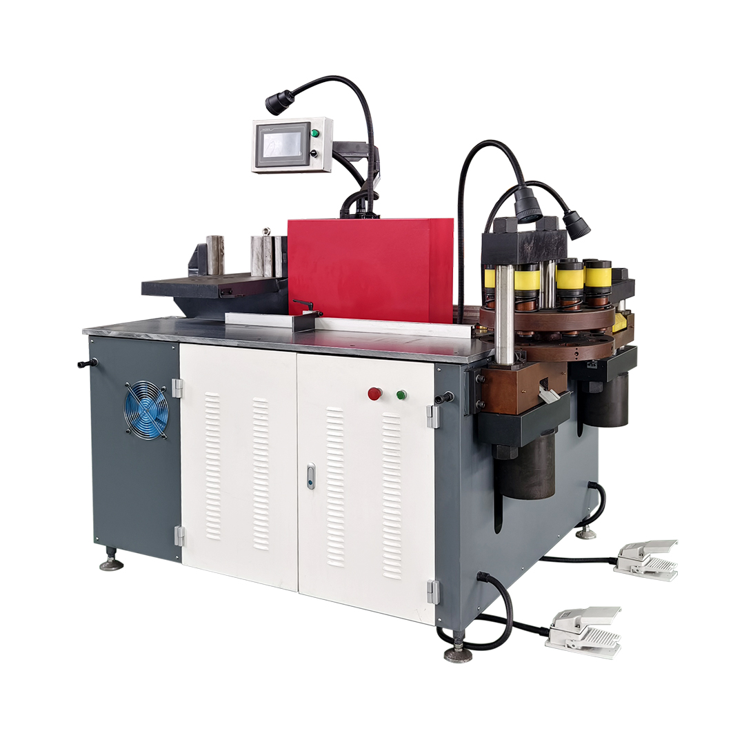 DH303-8P 3-in-1 CNC Busbar Processing Machine Factory View
