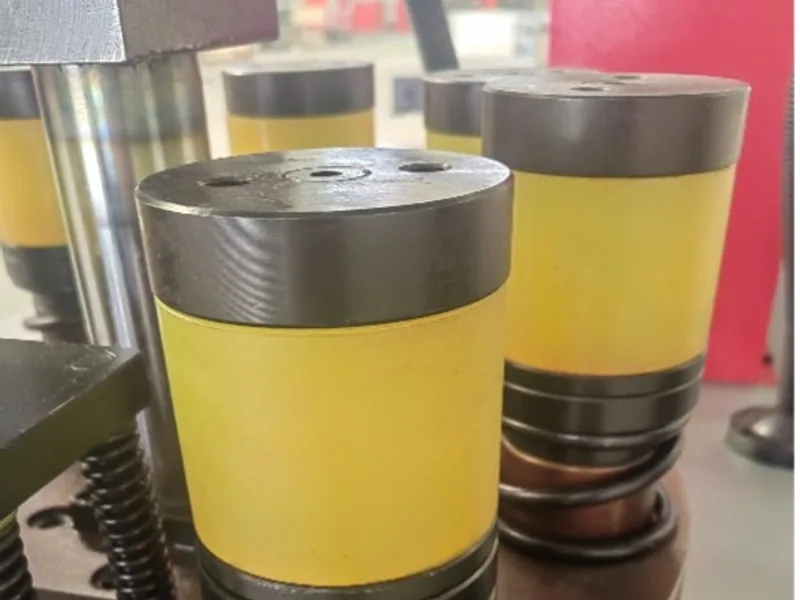 Turret punching tools installed on a multi-function busbar machine